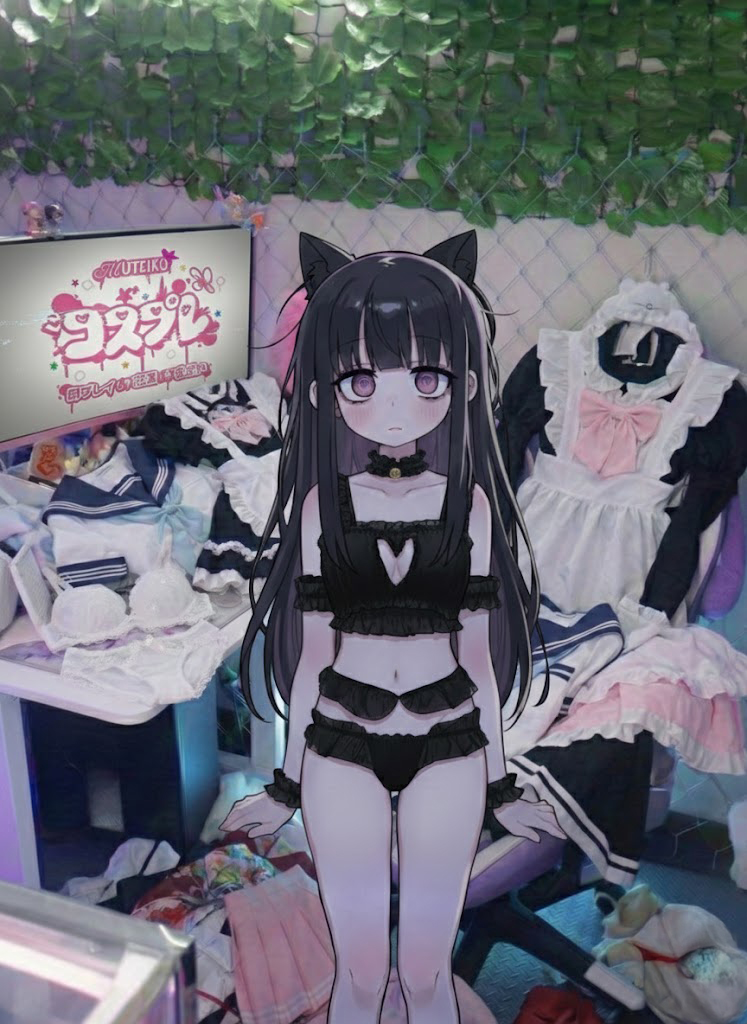 1000円コスプレ 黒猫