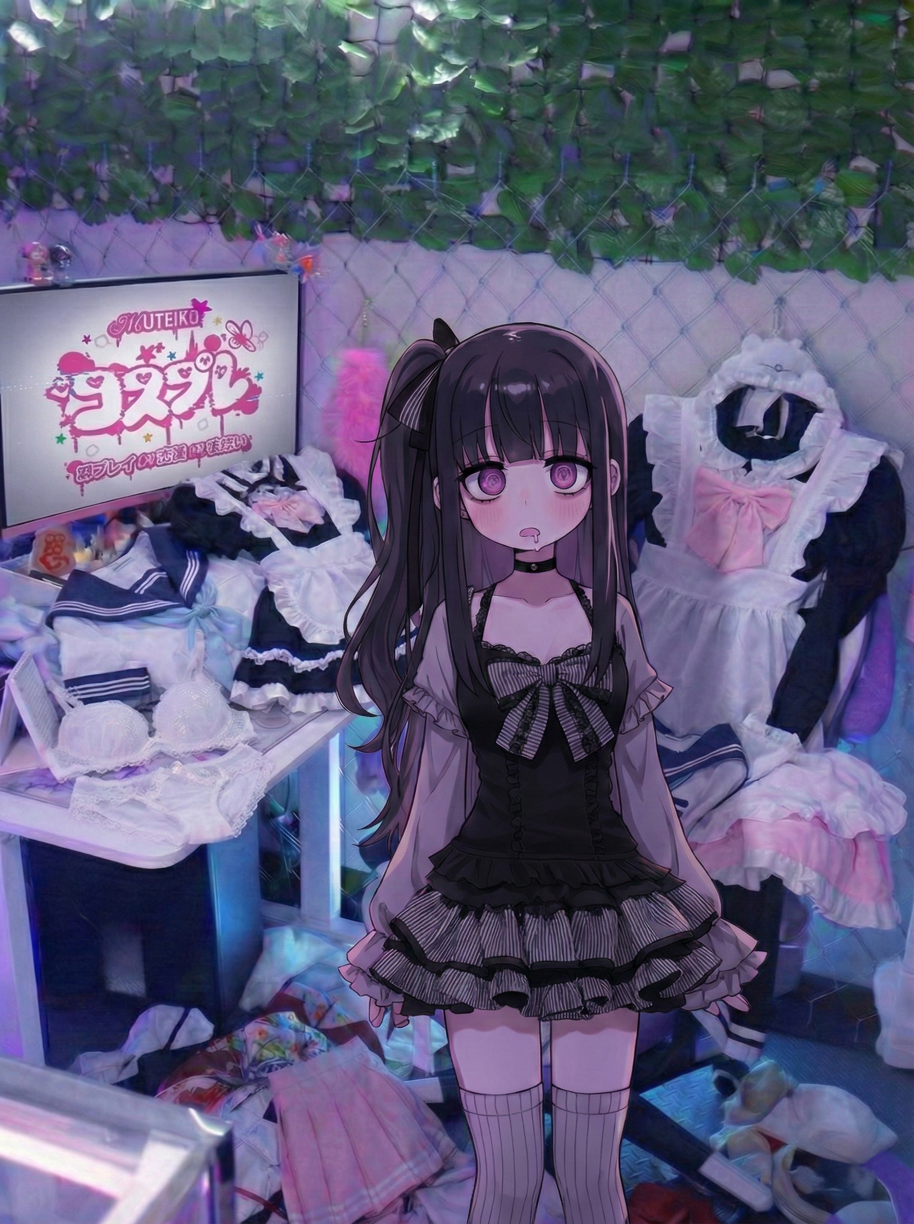 2000円コスプレ ふりふりリボン