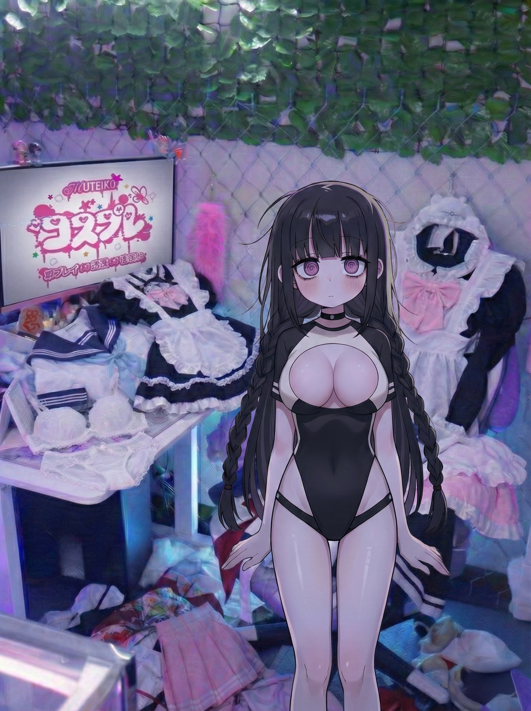 2000円コスプレ ほぼ裸体操着