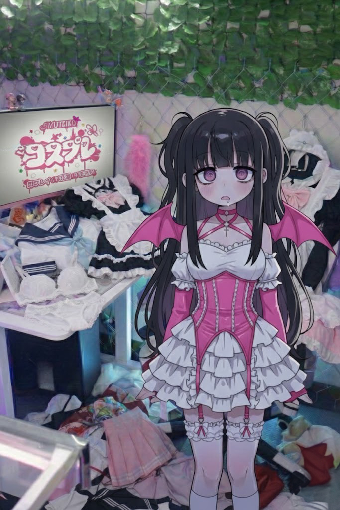 3000円コスプレ ピンクサキュバス